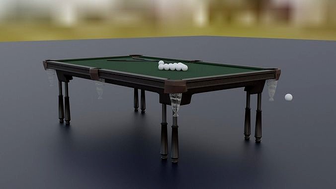 3D MODEL OF BILLIARD TABLE