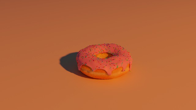 Donut with icing