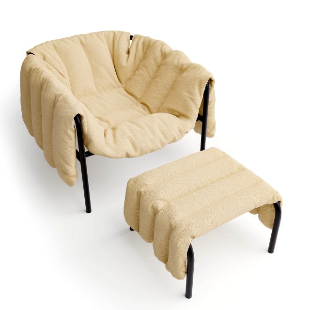 Puffy Lounge Chair Ottoman - HEM
