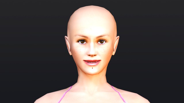 Female 9 - WITH 30 ANIMATIONS-36 MORPH