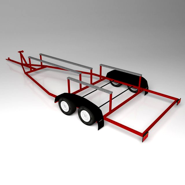 Boat and boat trailer