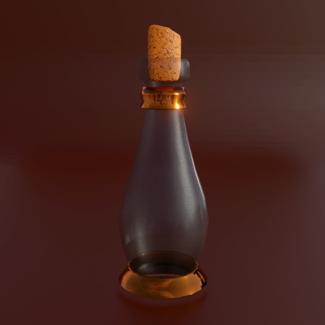 Empty potion bottle