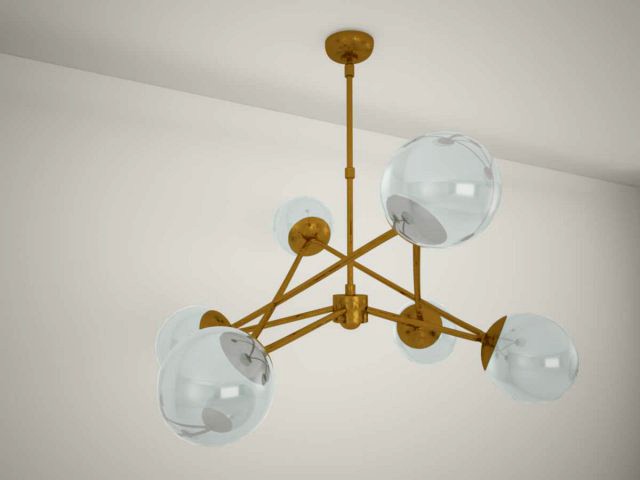 IAN K FOWLER Turenne Large Dynamic Chandelier