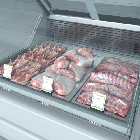 Refrigerated Showcase with meat products 15