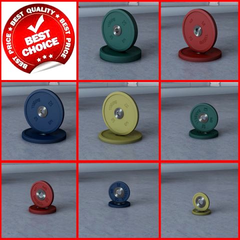 Colored Gym Barbell Weight Plate