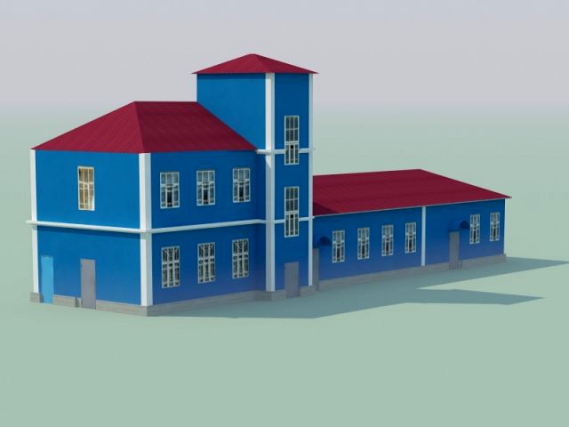 Low poly building 18