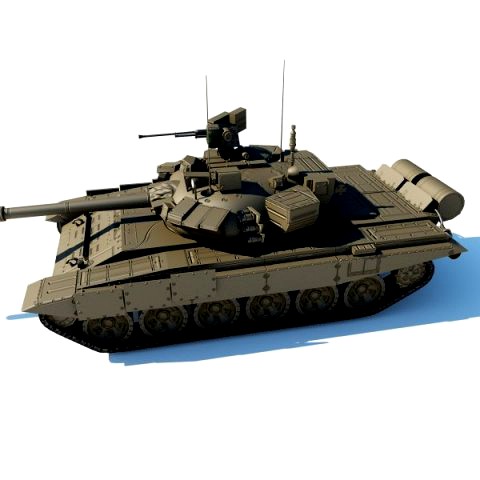 T-90 Tank Low Poly