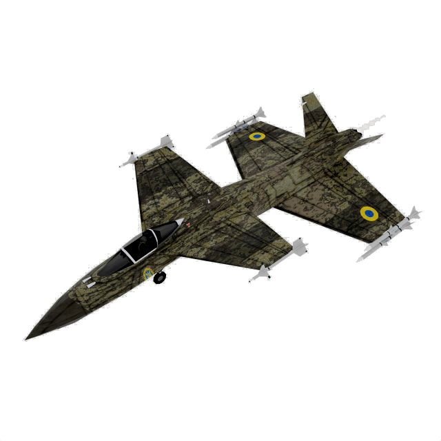 IAI Sparrow X lowpoly concept fighter