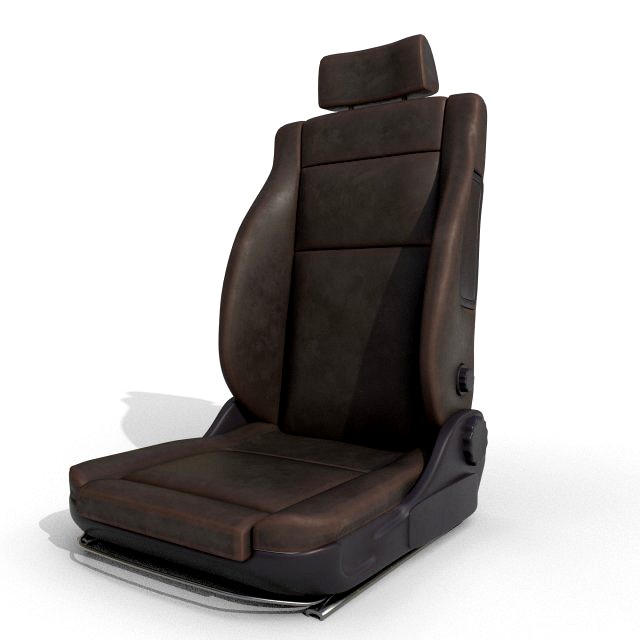 Leather car seat
