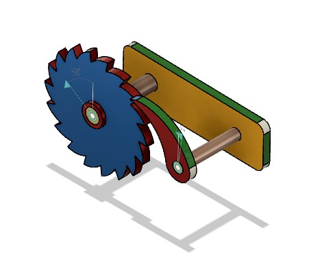 Rachet Pawl Mechanism