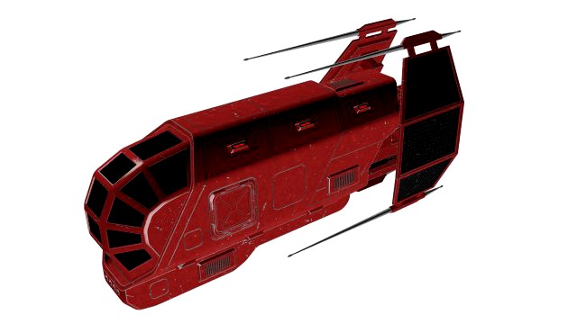 spaceship patriot type 2 red