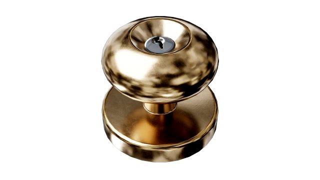 brass door-handle