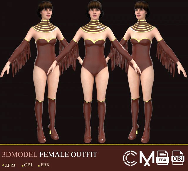 outfit female marvelous designer and clo3d