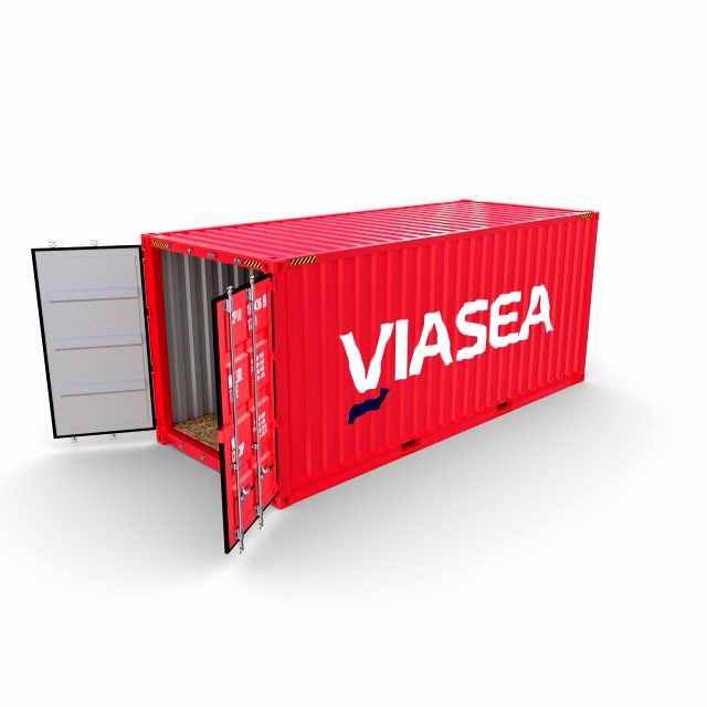 20ft shipping container viasea
