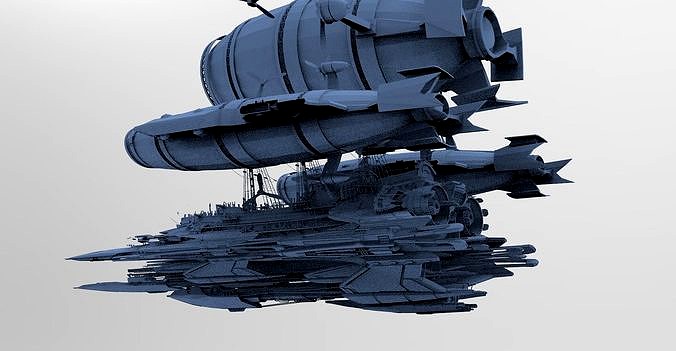 Sci-Fi Cargo ship 5