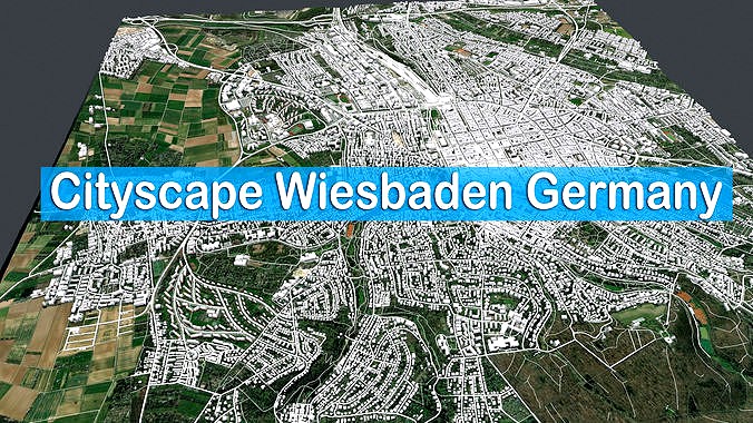 Cityscape Wiesbaden Germany