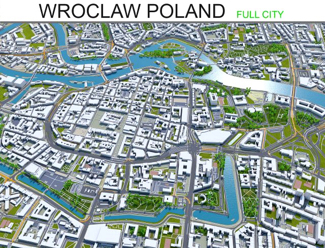 wroclaw city poland 50km