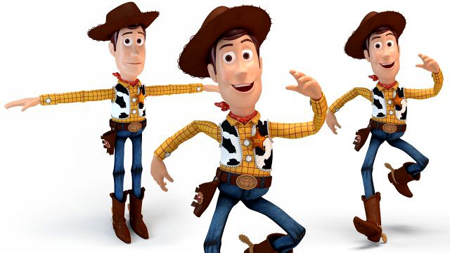 sheriff woody from toy story rigged