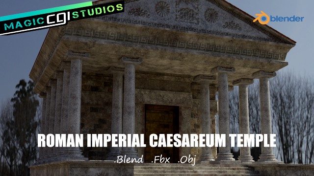 roman imperial caesareum temple of worship