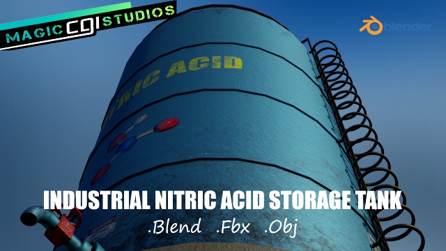 industrial nitric acid storage tank