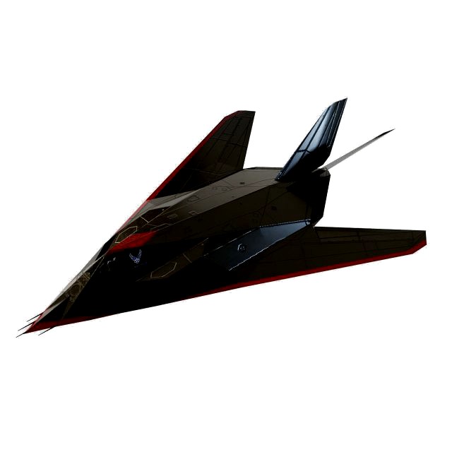 Lockheed F-117 Nighthawk lowpoly stealth bomber