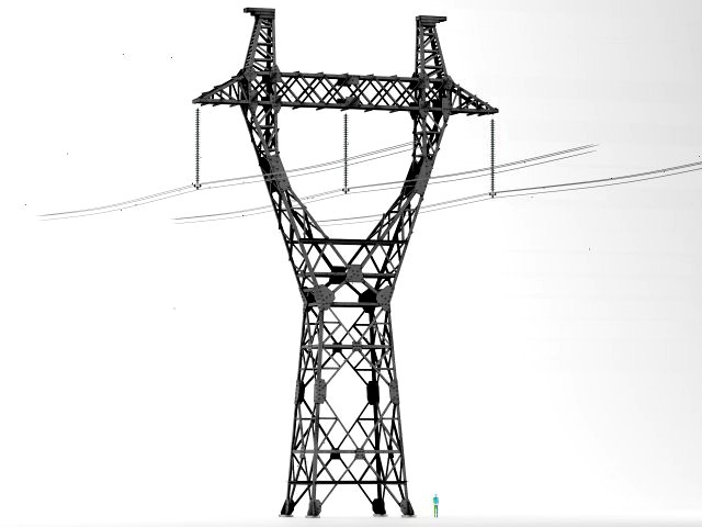 power line p1 pbr -- metal structures -- supporting structures --