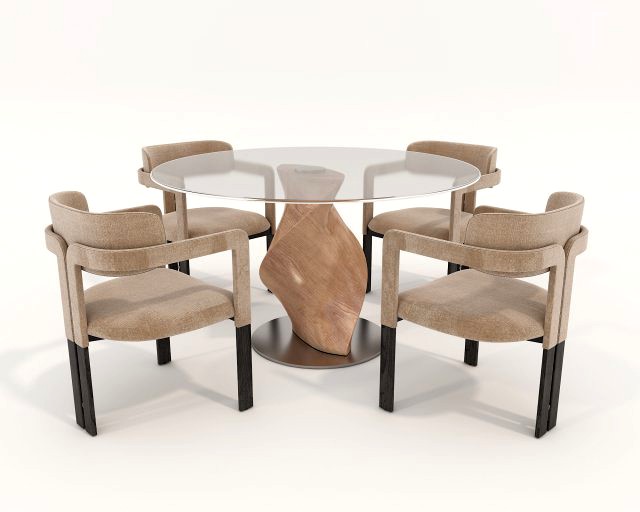 contemporary design table and chair set 16