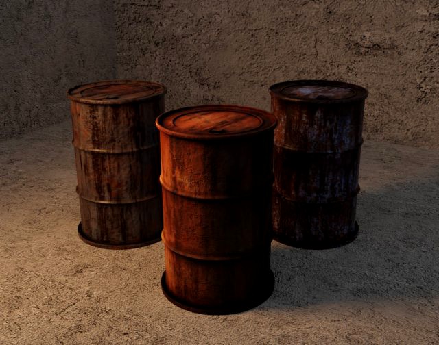 rusty barrels