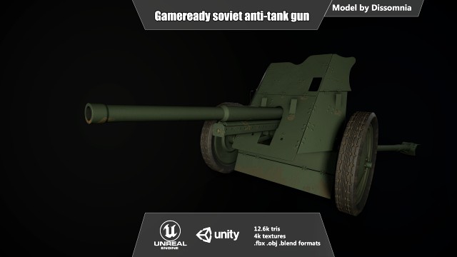 gameready soviet anti-tank