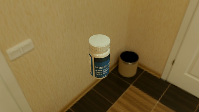 headache pill bottle