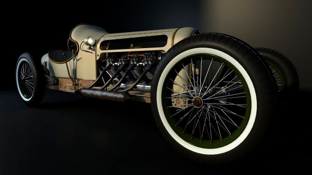 of a sports car gn 1914 v8 jap 1908