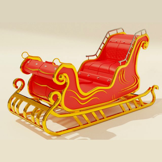 christmas sleigh santa sleigh