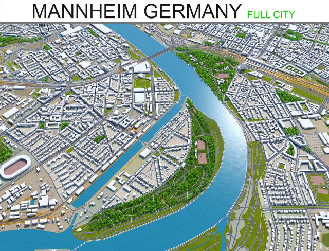 mannheim city germany 40km