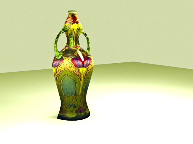 art nouveau vase