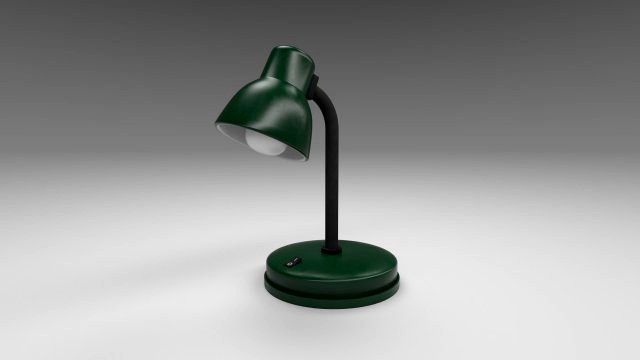 modern table lamp green