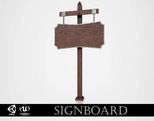 medieval signboard v2