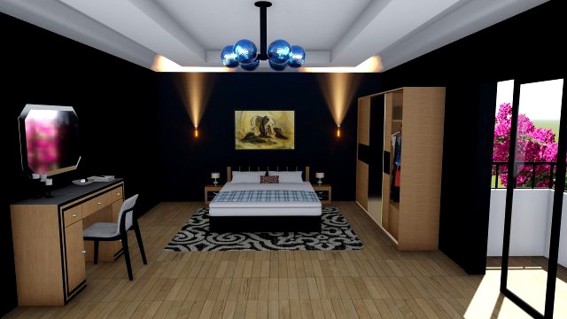 bedroom 3ds max 2014 vray lumion 8