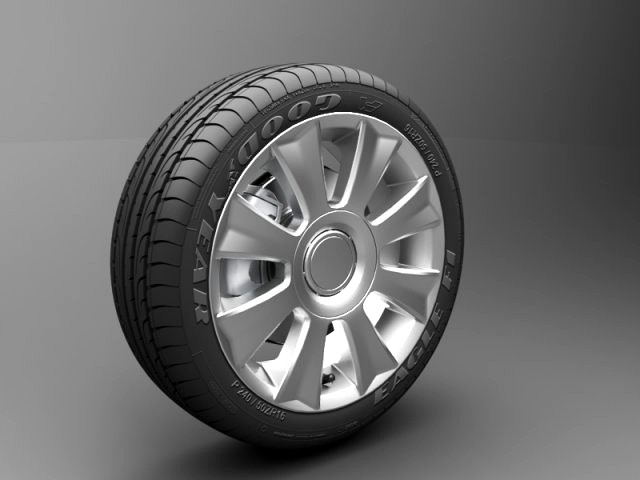 realistic tire wheel 7