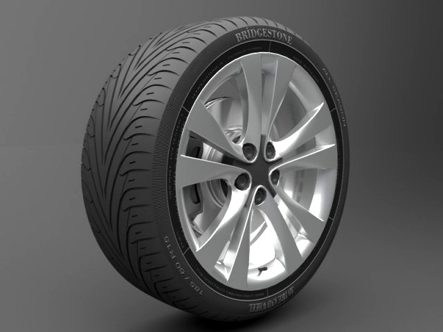 realistic tire wheel 10