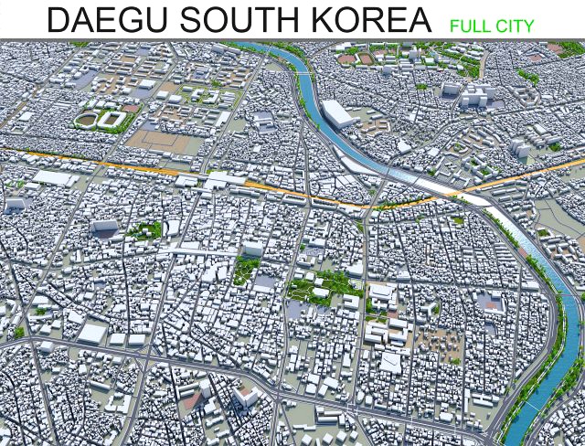 daegu city south korea 90km