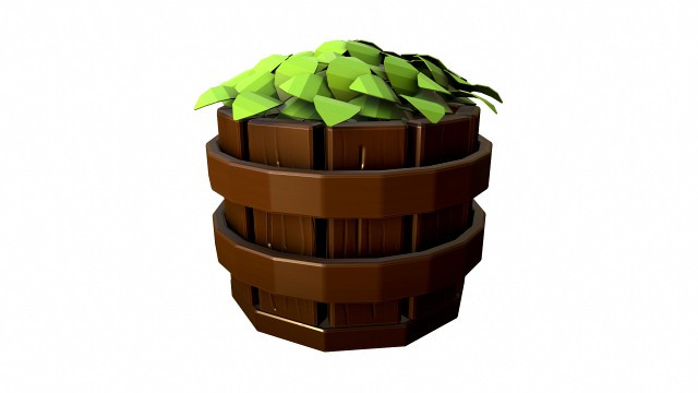 cartoon flowerpot