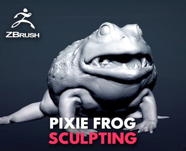 pixie frog - sculpt