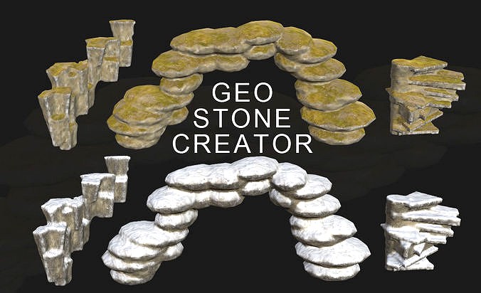 Geo Stone Creator for Blender 3D