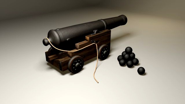 pirate vessel cannon