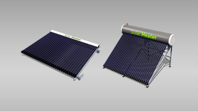solar water heaters collection