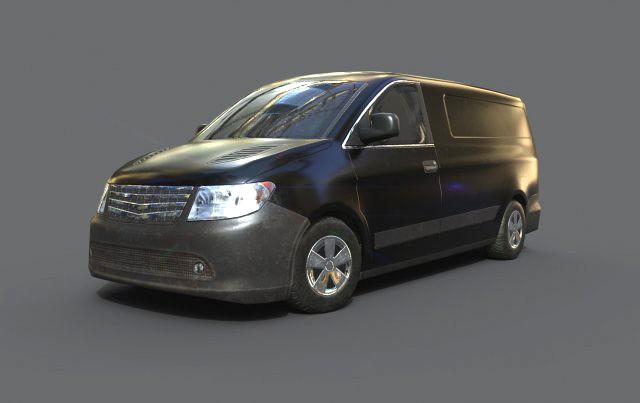 generic minivan black