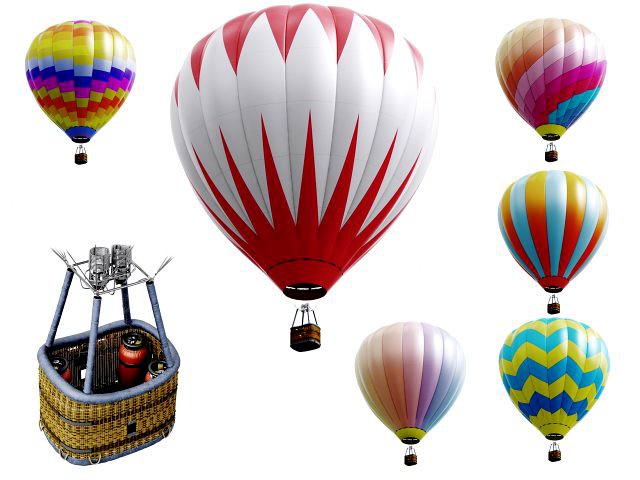 hot air balloon model