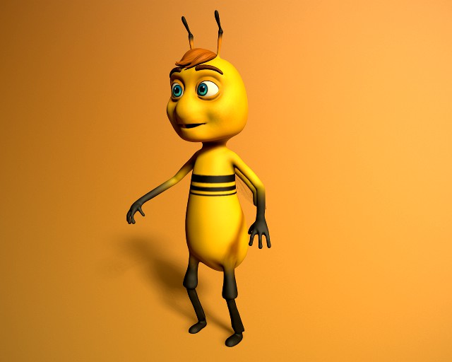 cartoon bee boy