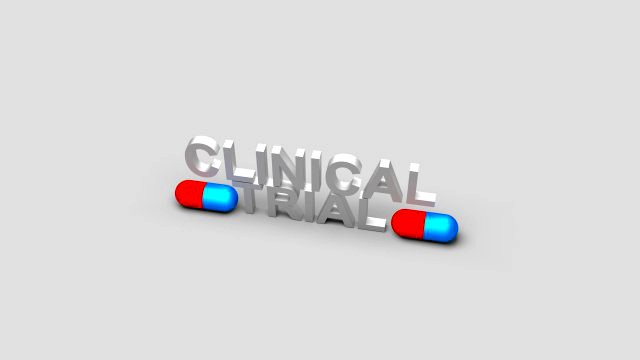 clinical trial tablet text