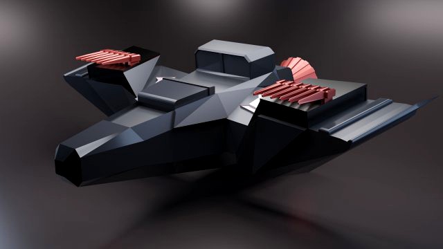 sci-fi spaceship